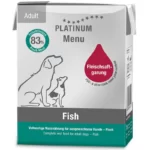 Platinum Menu paštetas šunims su žuvimi 185g