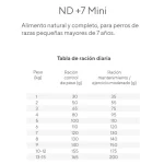 Natura Diet +7 Mini sausas maistas vyresnio amžiaus mažų veislių šunims 500 g - Image 2