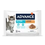 Advance Wet Kitten Chicken Flow konservai kačiukams 4x85 g - Image 2