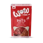 WOW ADULT paštetas su gryna jautiena katėms 125 g