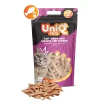 UNIQ PETS CAT SNACKS MIMI minkštos juostelės su lašiša ir taurinu 50 g - Image 2